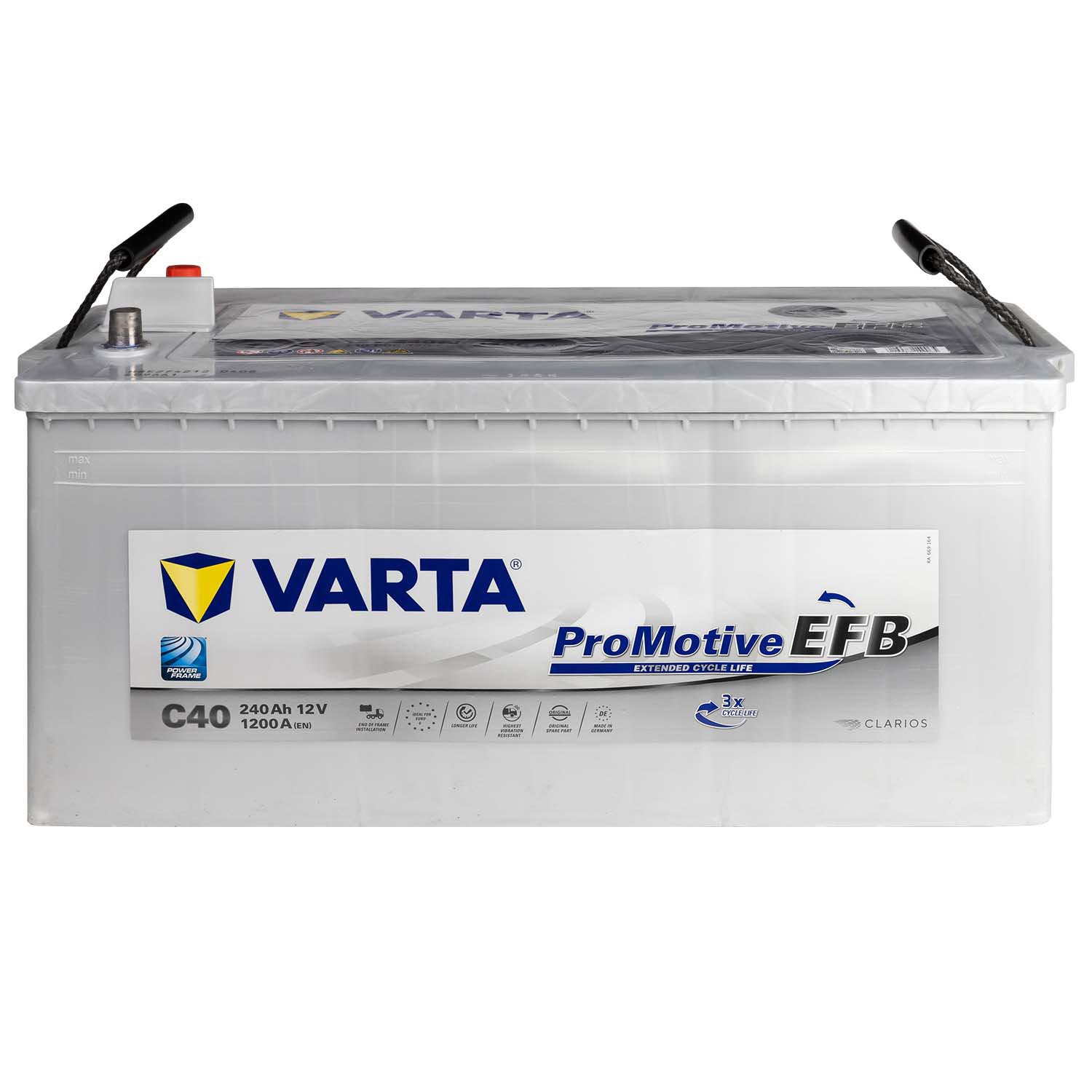 VARTA ProMotive Silver C40 EFB LKW Batterie 12V 240Ah