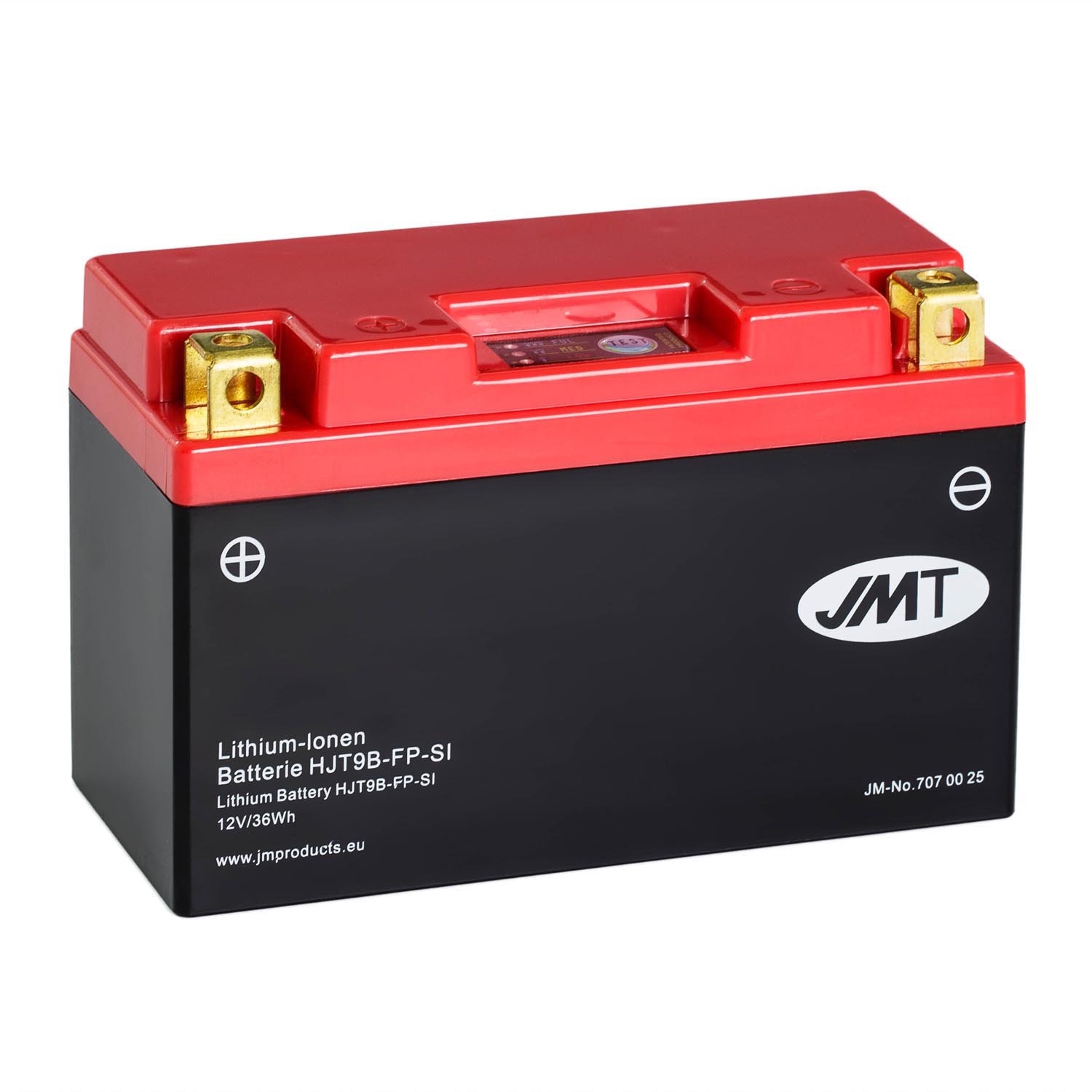 JMT Lithium-Ionen-Motorrad-Batterie HJT9B-FP 12V