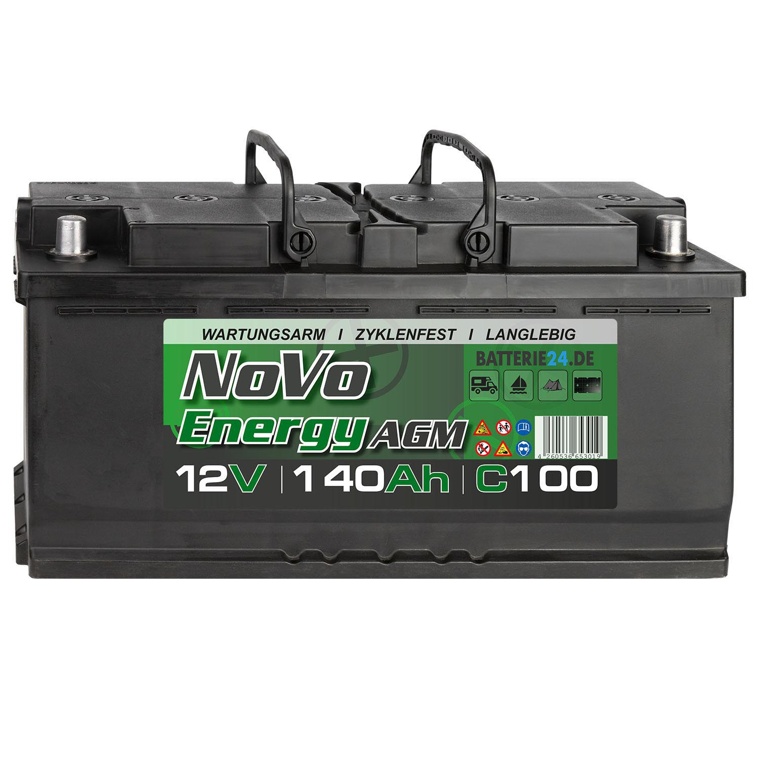 Novo Energy AGM Batterie 12V 140Ah