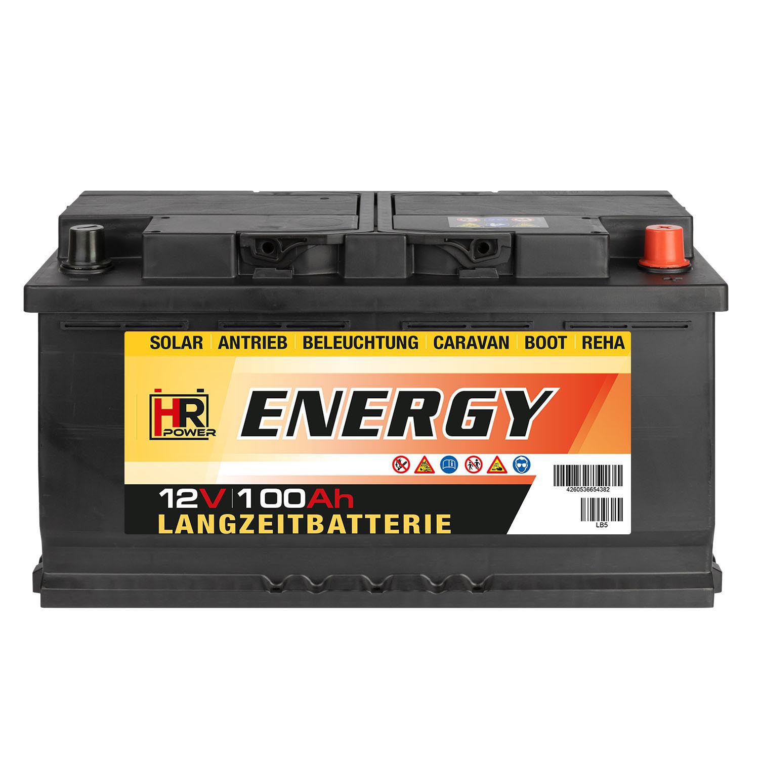 HR-ENERGY Batterie 12V 100Ah