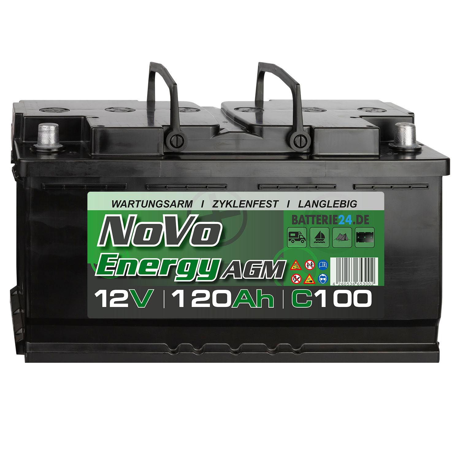 Novo Energy AGM Batterie 12V 120Ah