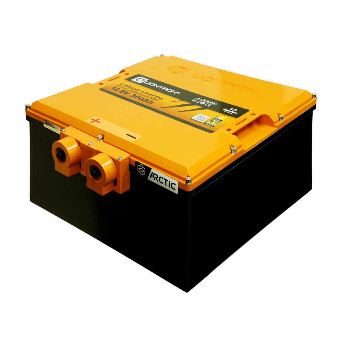 Liontron 300Ah Untersitz 12,8V LiFePO4 Lithium Batterie BMS Bluetooth Arctic (USt-befreit nach §12 Abs.3 Nr. 1 S.1 UStG)