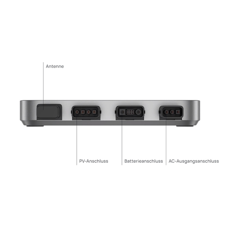 EcoFlow PowerStream Mikrowechselrichter 600 W (USt-befreit nach §12 Abs.3 Nr. 1 S.1 UStG)