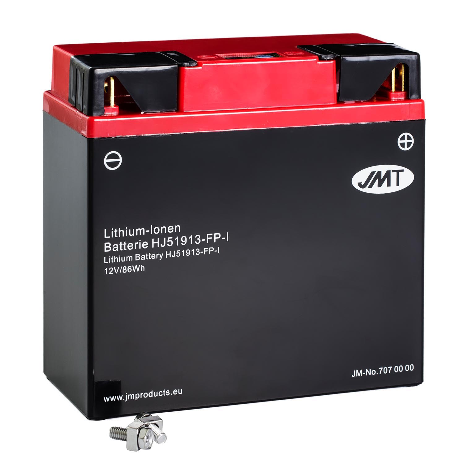 JMT Lithium-Ionen-Motorrad-Batterie HJ51913-FP 12V