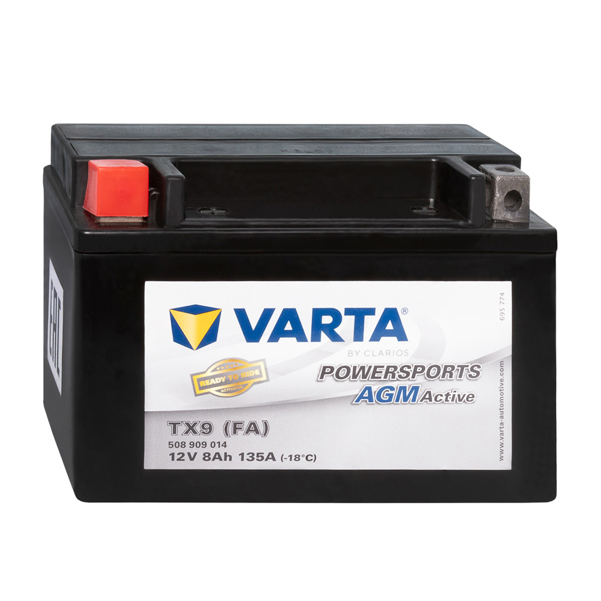 Varta TX9 12V 8Ah Powersports AGM Motorradbatterie 