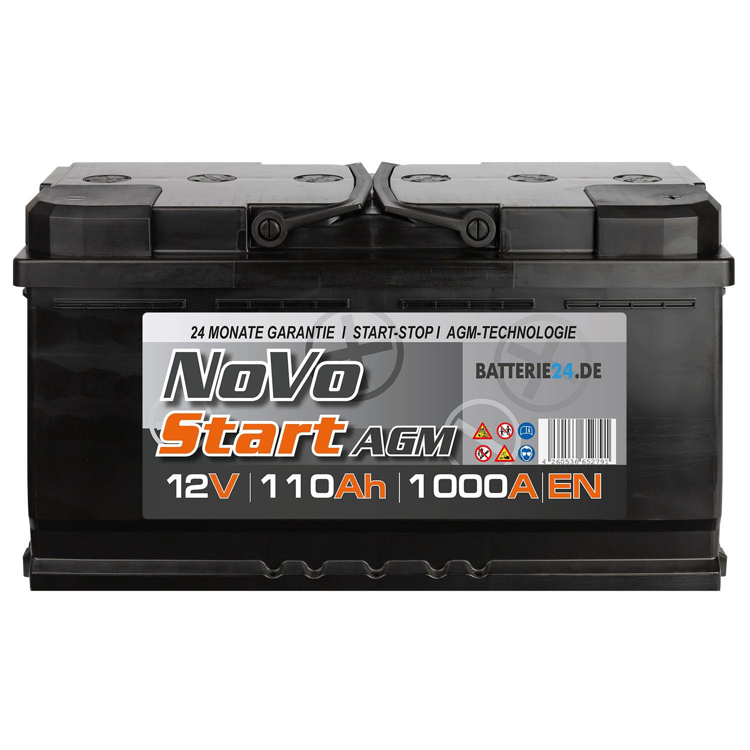 Novo AGM Autobatterie 12V 110Ah