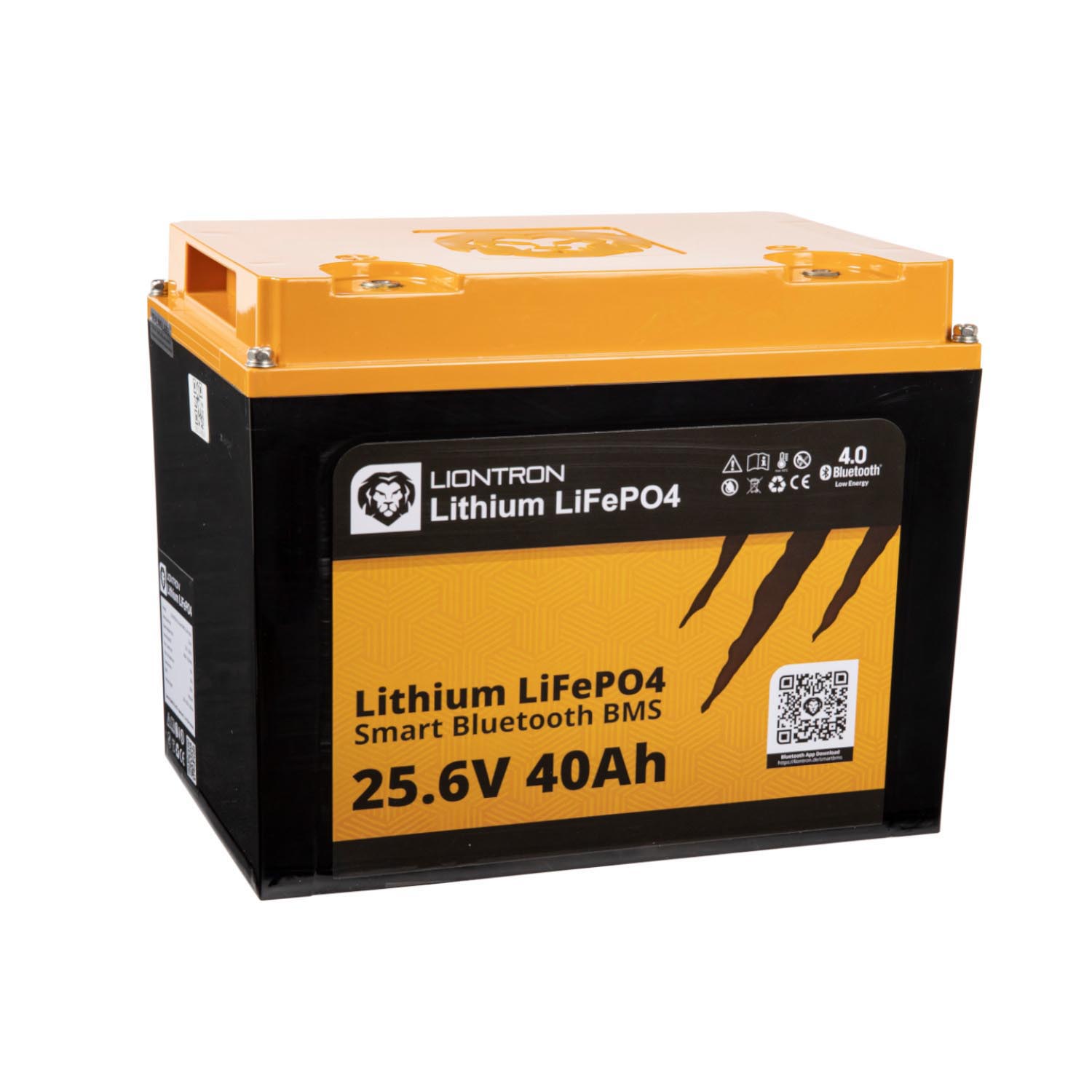 Liontron 40Ah 25,6V LiFePO4 Lithium Batterie BMS Bluetooth mit App (USt-befreit nach §12 Abs.3 Nr. 1 S.1 UStG)