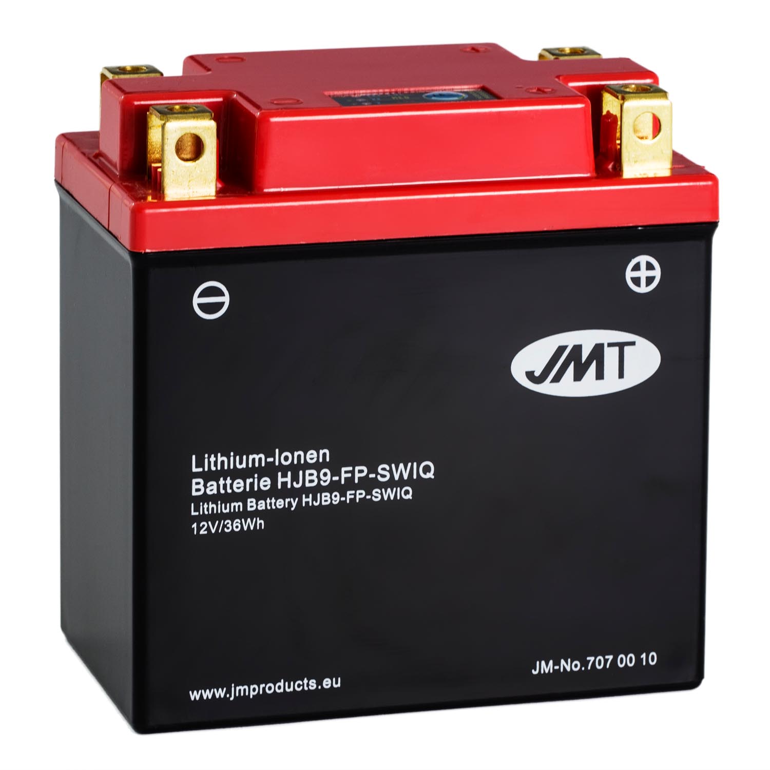 JMT Lithium-Ionen-Motorrad-Batterie HJB9-FP 12V