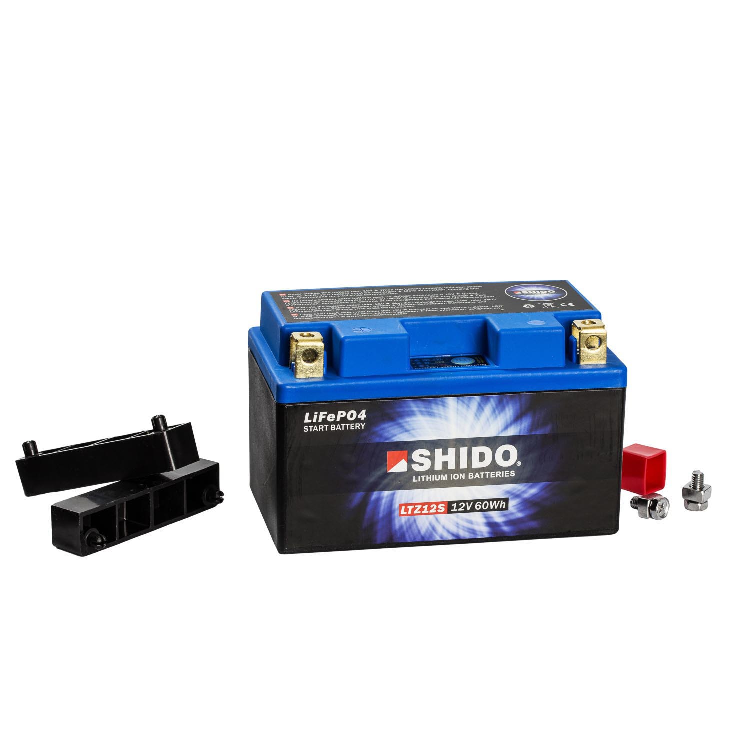 Shido Lithium Motorradbatterie LiFePO4 LTZ12S 12V