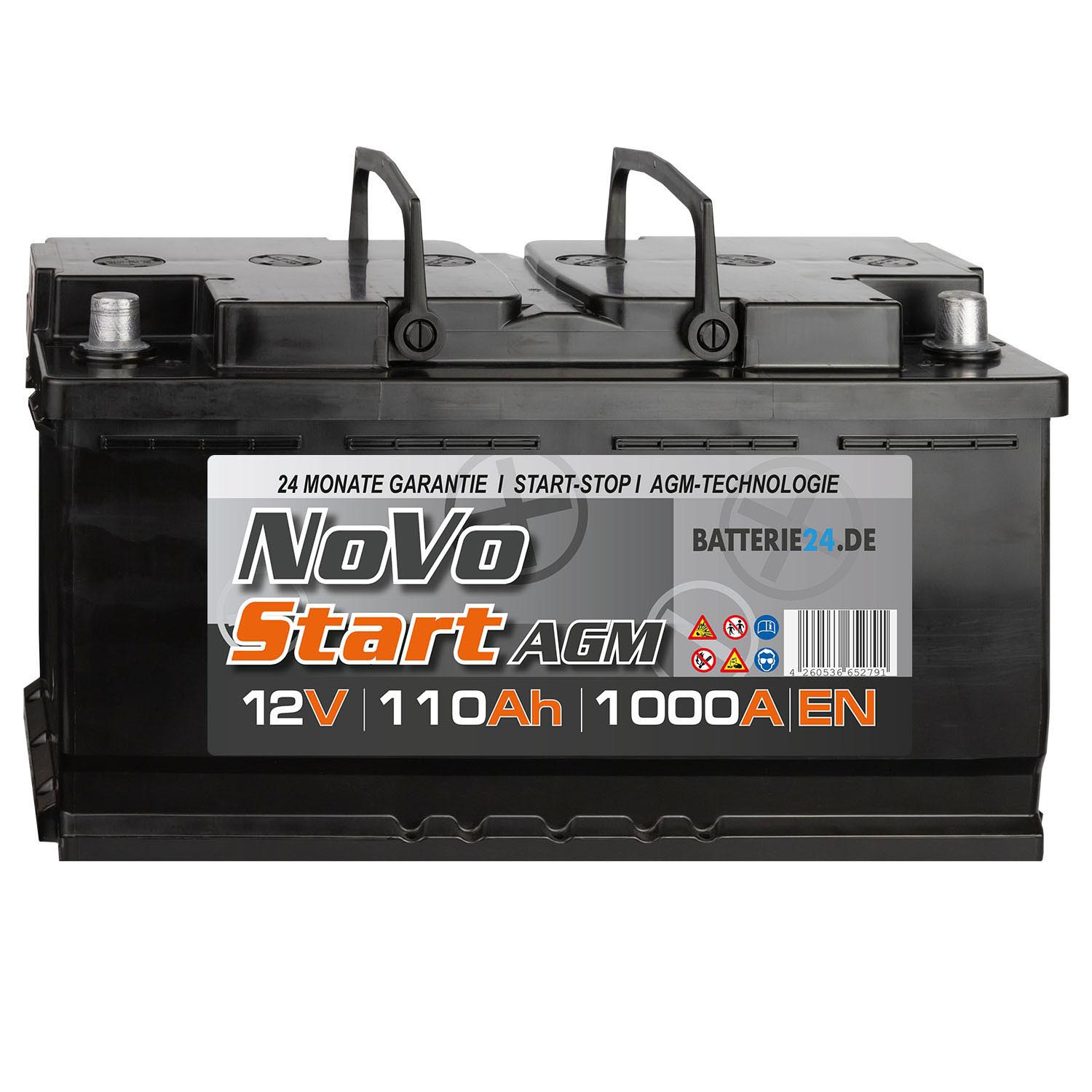 Novo AGM Autobatterie 12V 110Ah