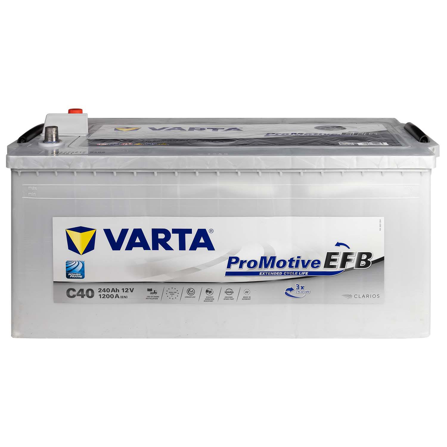 VARTA ProMotive Silver C40 EFB LKW Batterie 12V 240Ah