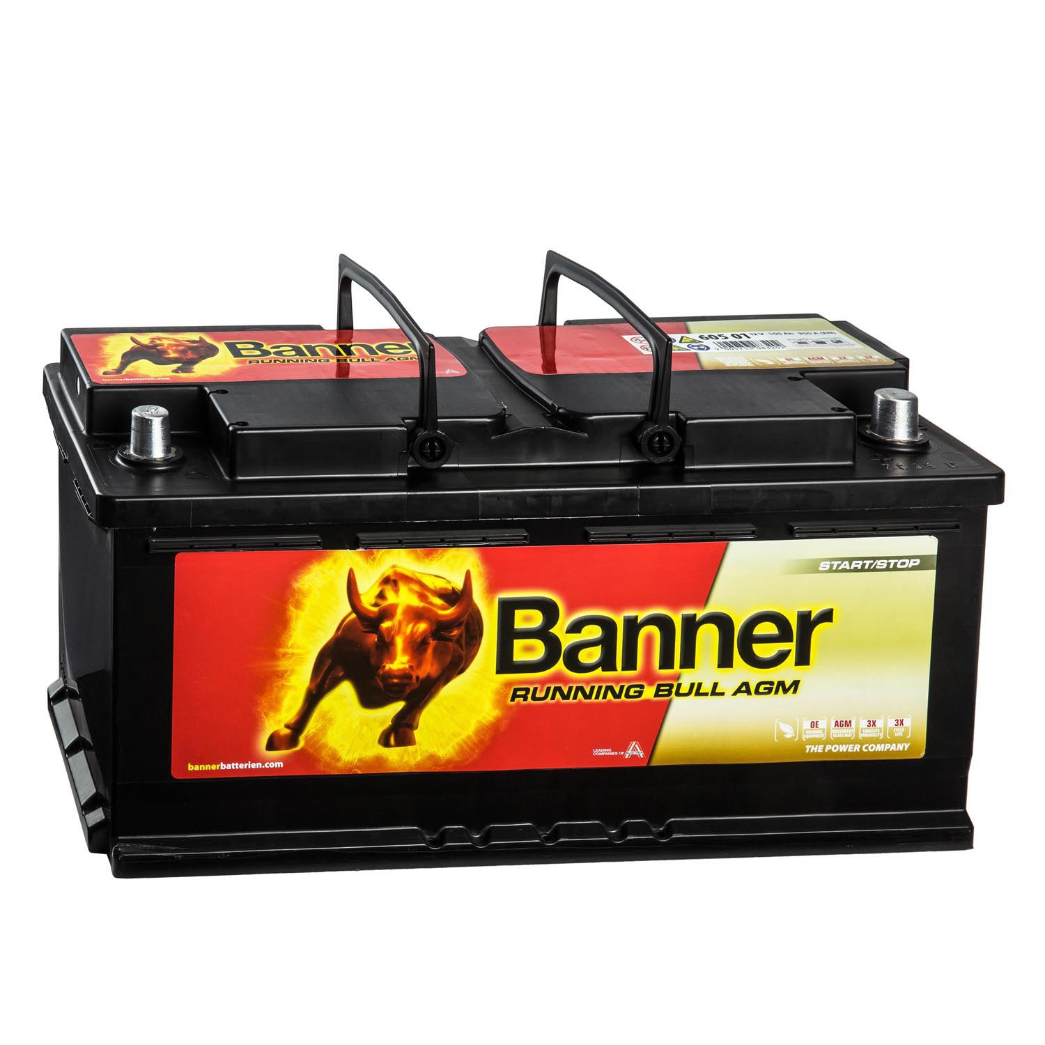 Banner Running Bull Autobatterie 12V 105Ah 60501 AGM | Batterie24.de