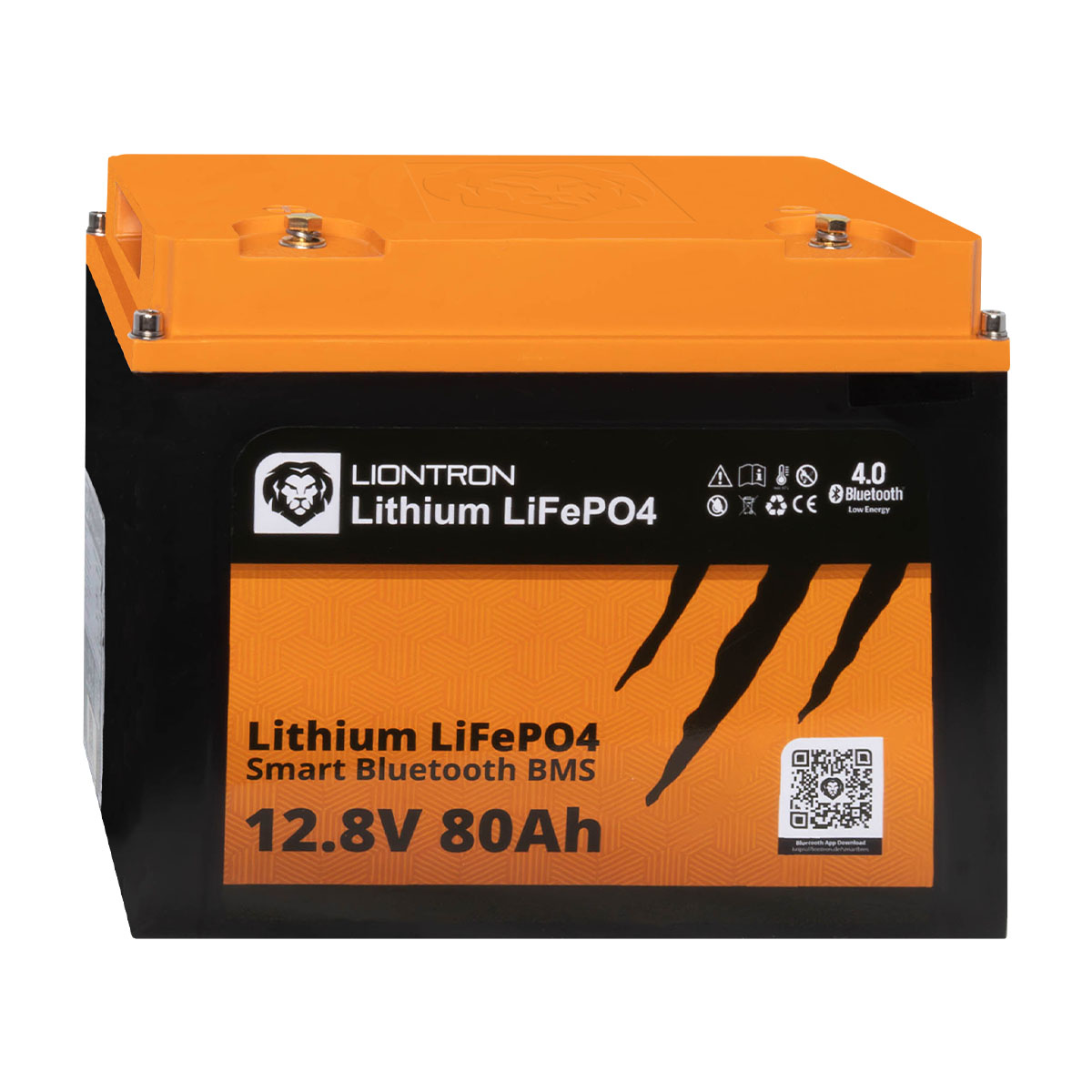 Liontron 80Ah 12V LiFePO4 Lithium Batterie Wohnmobil BMS mit App (USt-befreit nach §12 Abs.3 Nr. 1 S.1 UStG)
