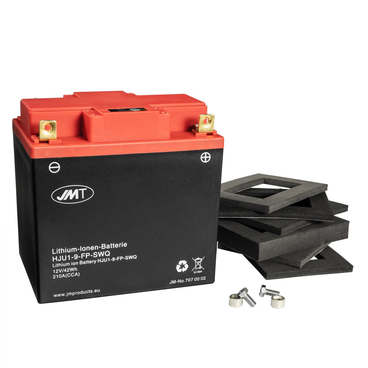 JMT Lithium-Ionen Rasentraktorbatterie HJU1-9-FP 12V