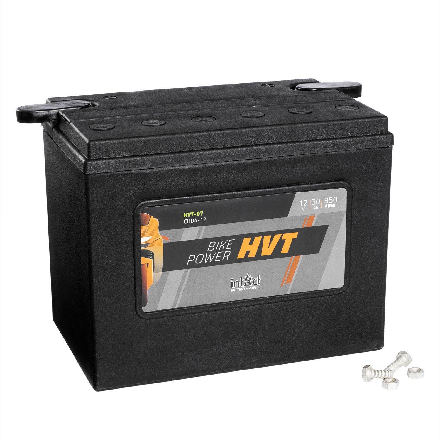 intAct Bike-Power Motorradbatterie HVT CHD4-12 12V 28Ah HVT-07