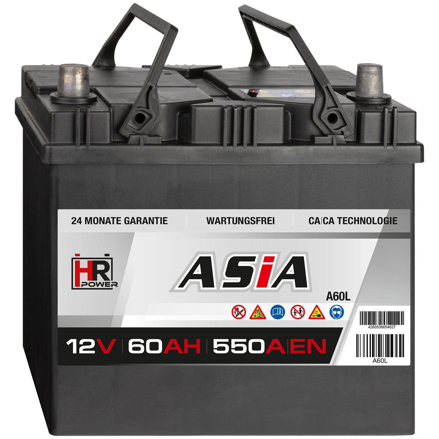 HR HiPower ASIA Autobatterie A60L 12V 60Ah