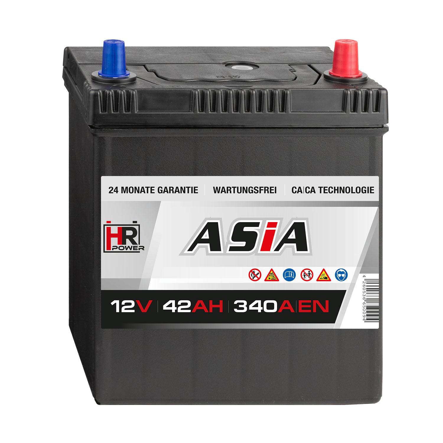 HR HiPower ASIA Autobatterie 12V 42Ah