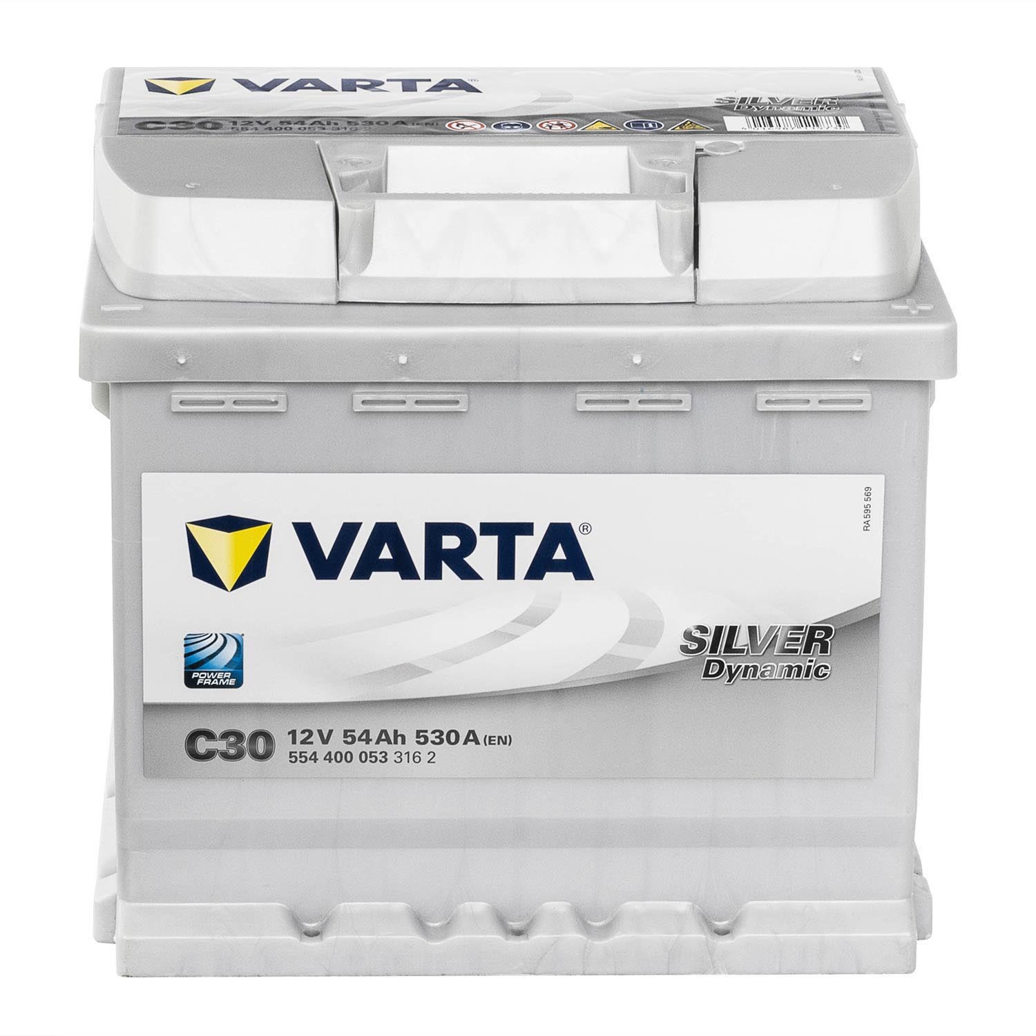  Varta Silver Dynamic C30 (554 400 053) Batterie de droite 54 Ah