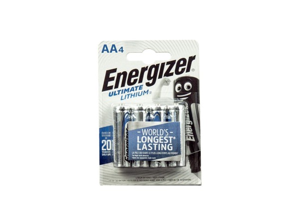 Energizer Ultimate Lithium Hochstrom Batterie 1,5V L91 LR6 AA