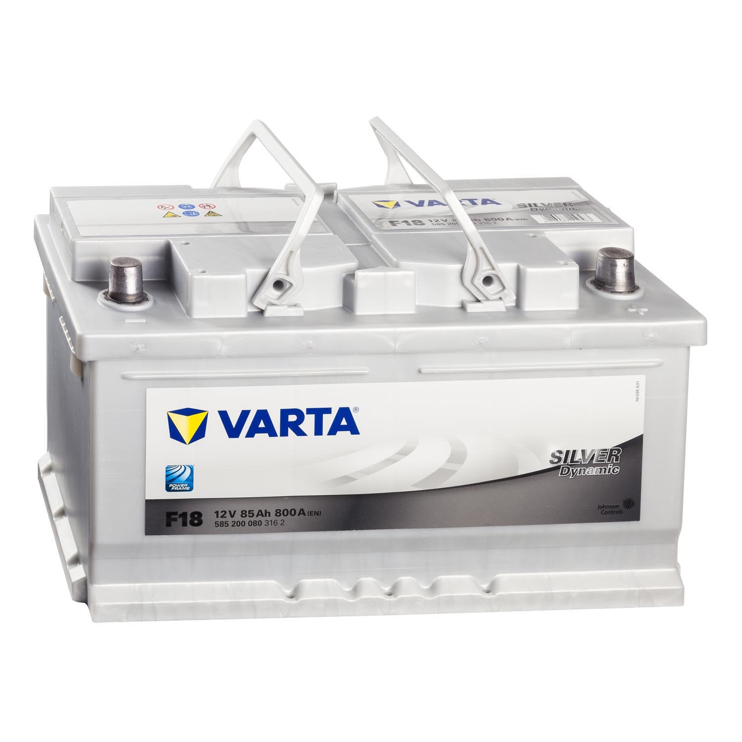 VARTA F21 SILVER dynamic AGM Autobatterie Starterbatterie 12V 80Ah EN800A