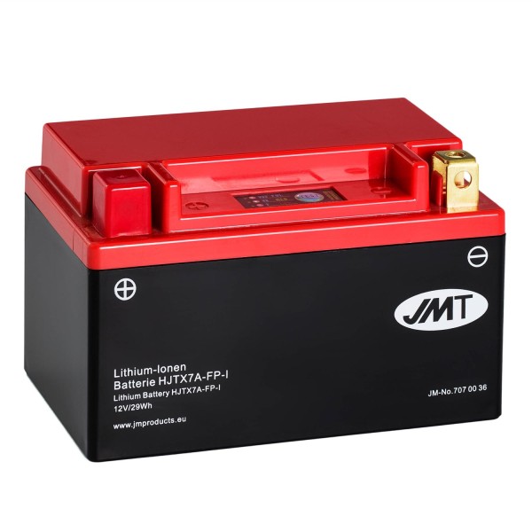 JMT Lithium-Ionen-Motorrad-Batterie HJTX7A-FP 12V