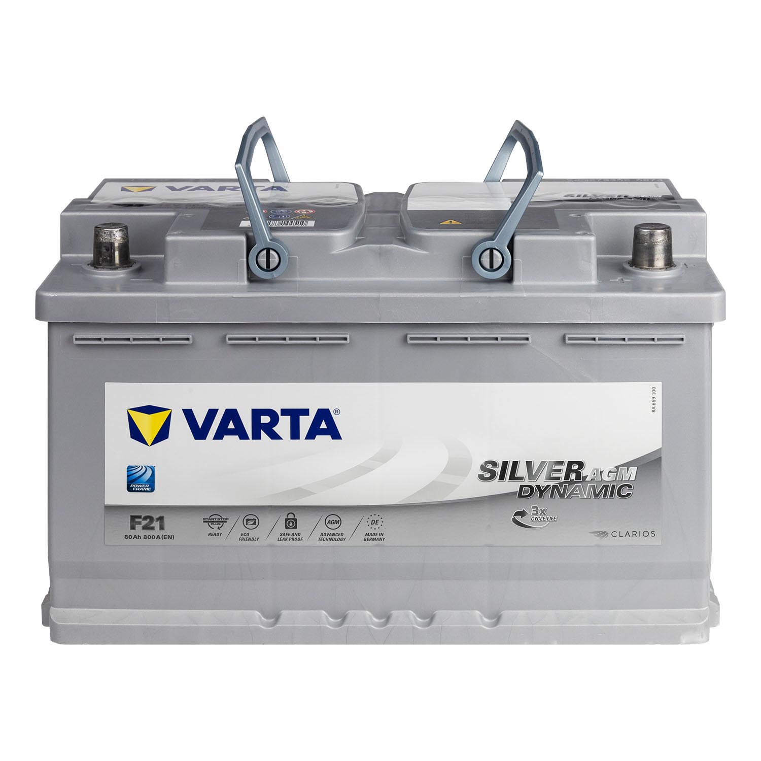 Batterie 580901080D852 VARTA SILVER dynamic, F21 12V 80Ah 800A B13