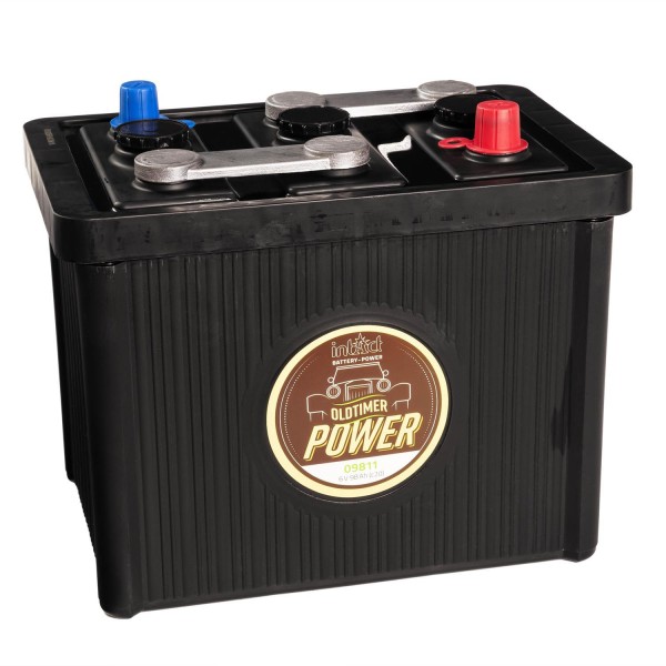 intAct Oldtimer-Power 09811 Autobatterie 6V 98Ah trocken