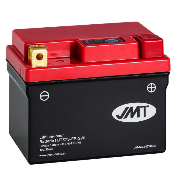 JMT Lithium-Ionen-Motorrad-Batterie HJTZ7S-FP 12V