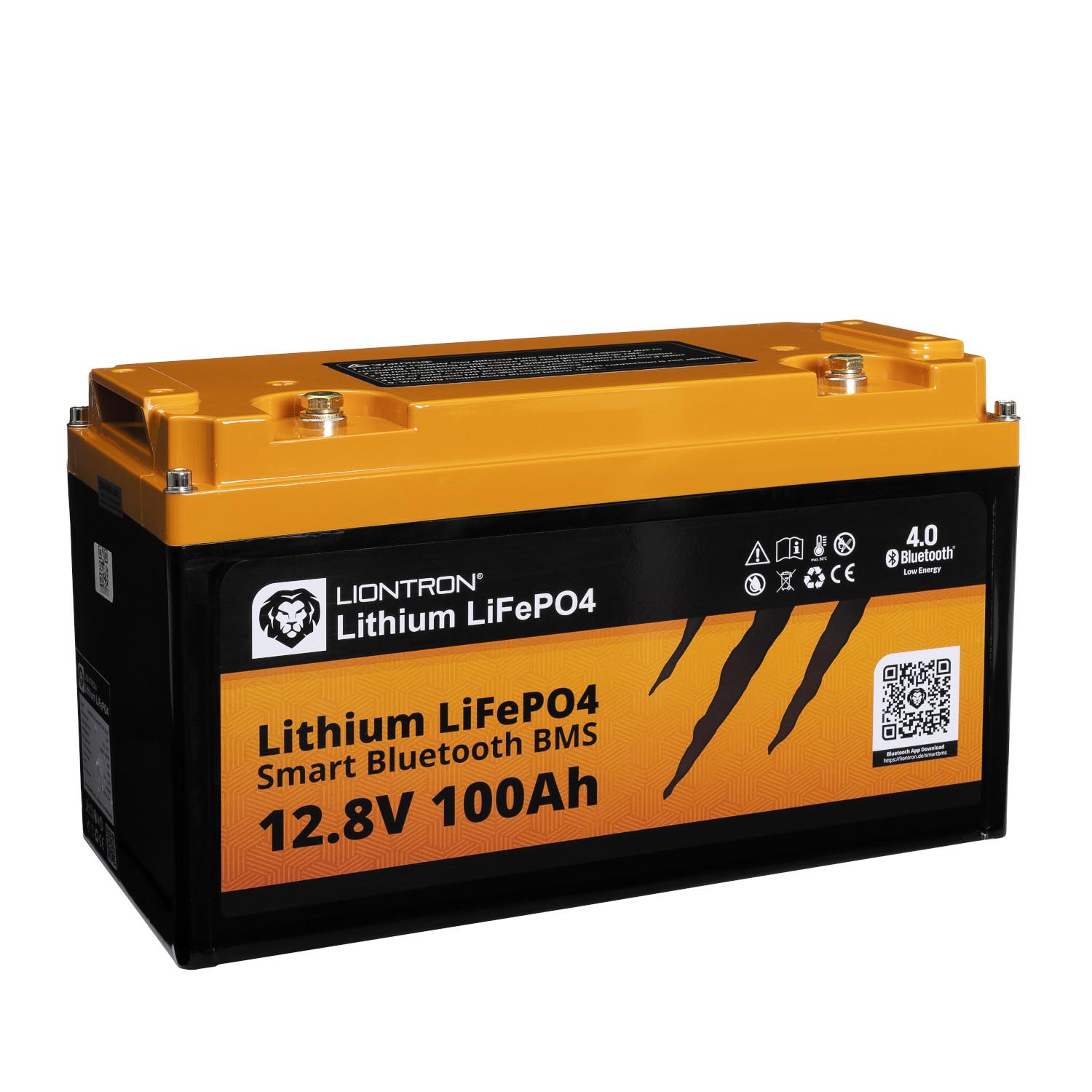 EcoWatt 100Ah 12V LiFePO4 Lithium Batterie mit integriertem BMS, Batterien, Einzelteile & Zubehör