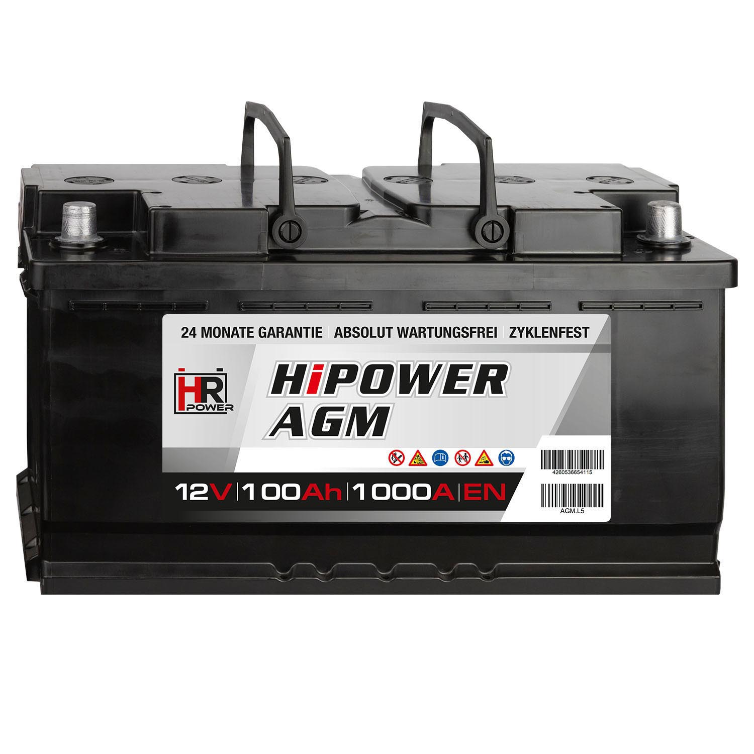 Batterie, AGM, 12V 100Ah