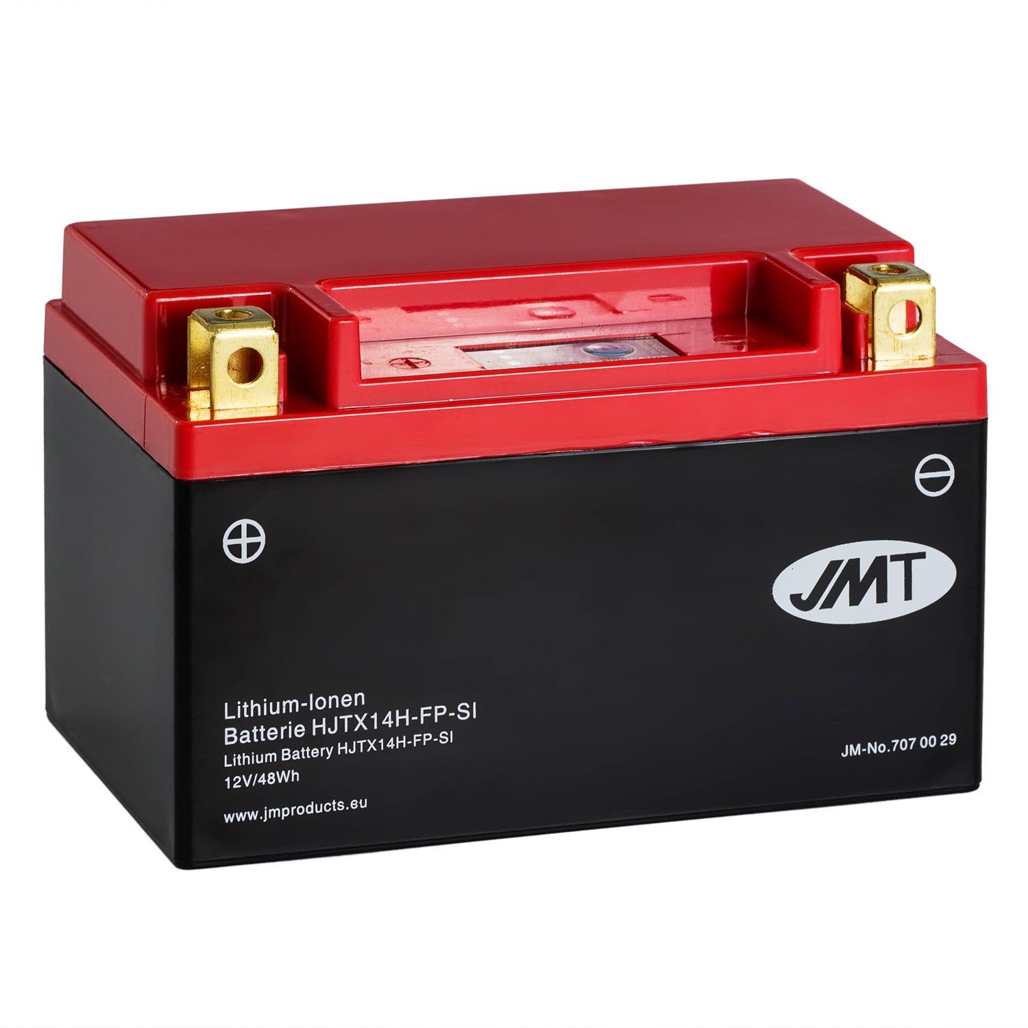 JMT Lithium-Ionen-Motorrad-Batterie HJTX14H-FP 12V