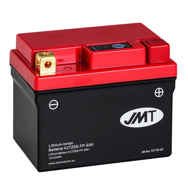 JMT Lithium-Ionen-Motorrad-Batterie HJTZ5S-FP 12V