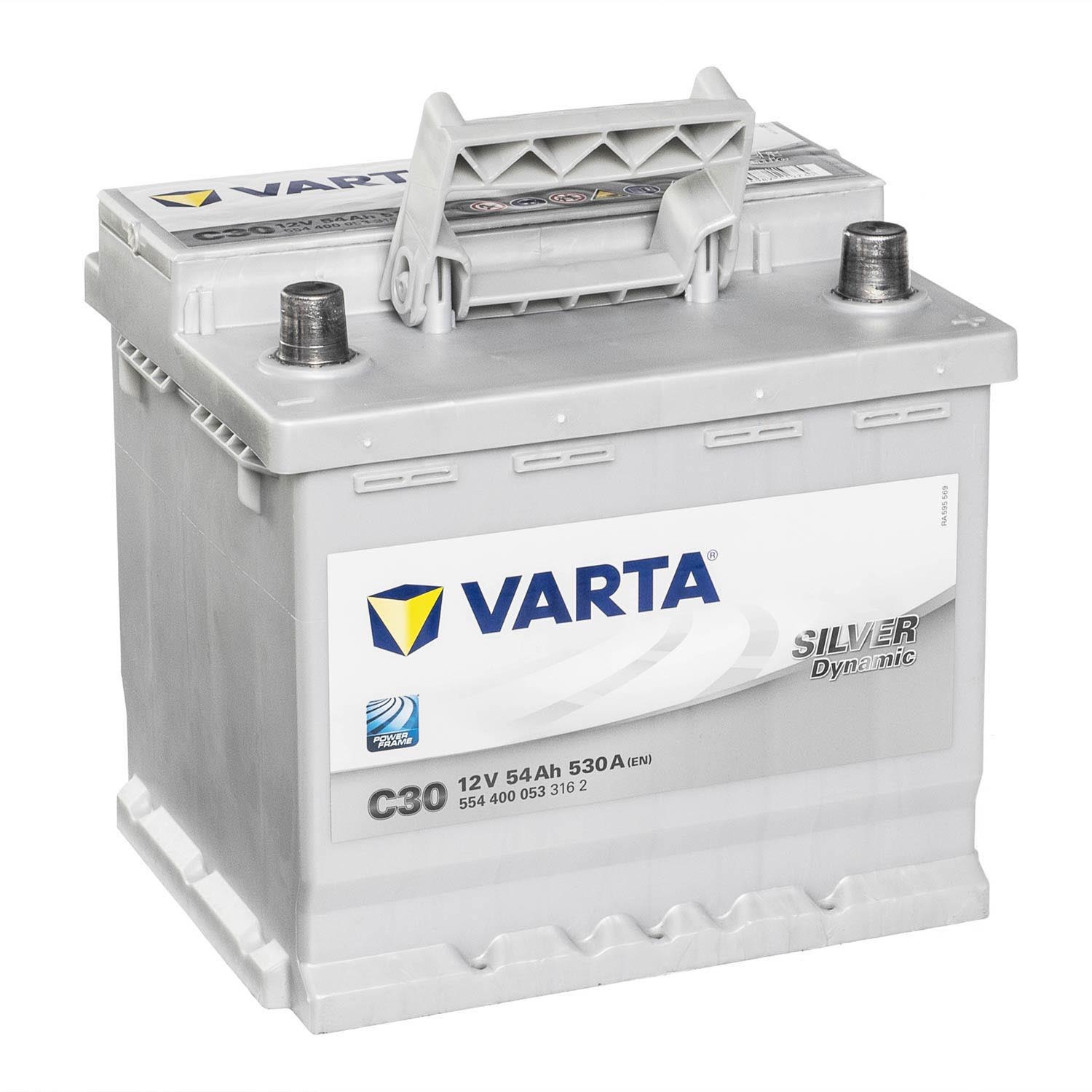 Batteria auto VARTA C30 Silver Dynamic 54 Ah - 530A - Norauto