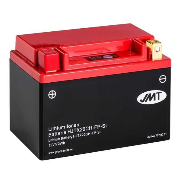 JMT Lithium-Ionen-Motorrad-Batterie HJTX20CH-FP 12V