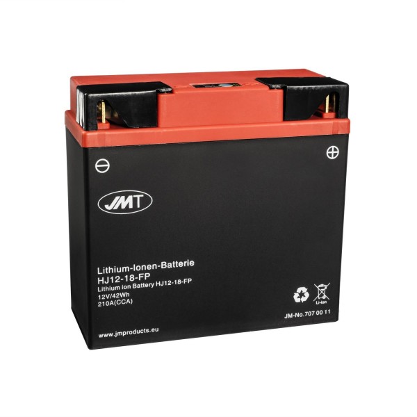 JMT Lithium-Ionen Rasentraktorbatterie HJ12-18-FP 12V