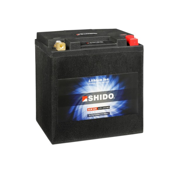 Shido SLM420 Lithium Starterbatterie LiFePO4 12V 20Ah