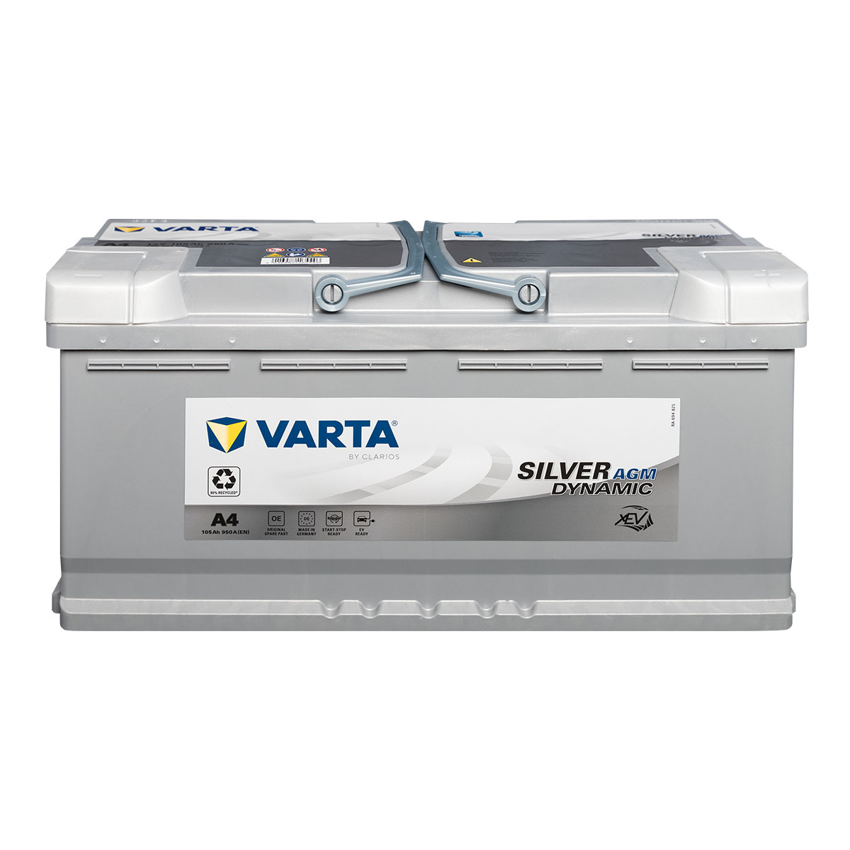 VARTA A4 Silver Dynamic (H15) AGM Autobatterie 12V 105Ah