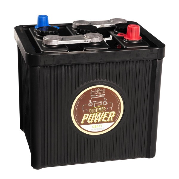 intAct Oldtimer-Power 08411 Autobatterie 6V 84Ah trocken