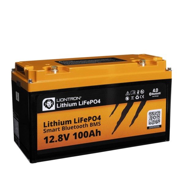 Liontron 100Ah 12V LiFePO4 Lithium Batterie Wohnmobil BMS mit App (USt-befreit nach §12 Abs.3 Nr. 1 S.1 UStG)