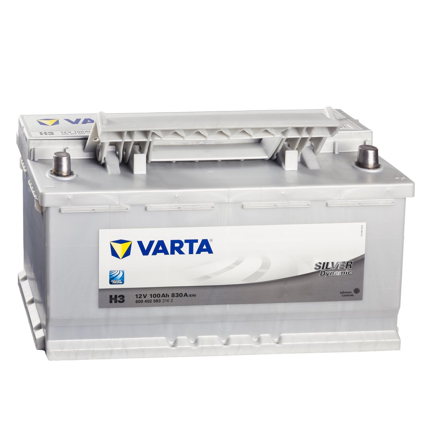 VARTA SILVER dynamic, H3 Batteria 6004020833162 12V, 830A, 100Ah