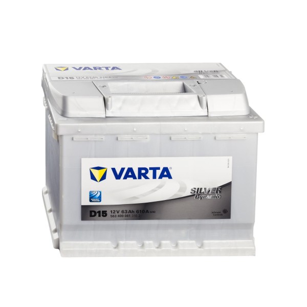VARTA Silver Dynamic D15 Autobatterie 12V 63Ah
