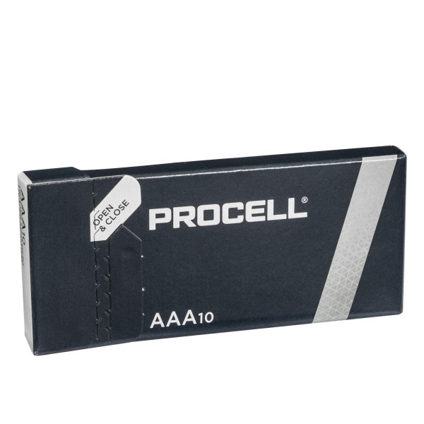 10x Duracell Procell AAA Micro LR03 Alkali Batterien