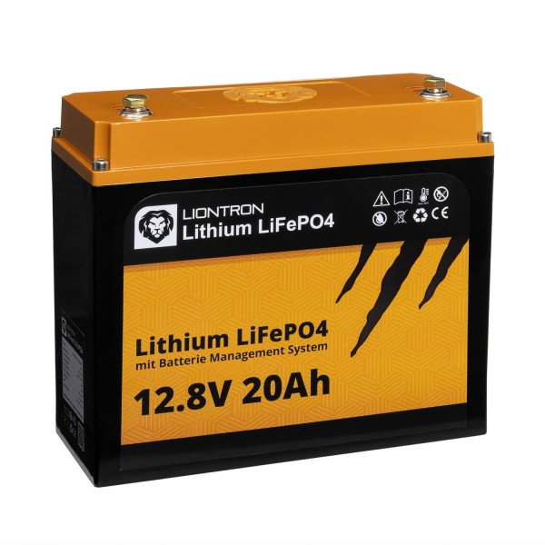 Liontron 20Ah 12V LiFePO4 Lithium Batterie Wohnmobil Speicherbatterie (USt-befreit nach §12 Abs.3 Nr. 1 S.1 UStG)