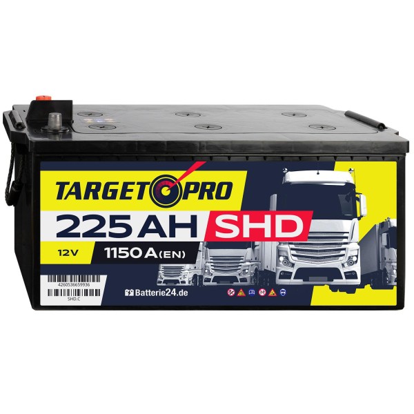 Target Pro SHD 12V 225Ah LKW Batterie