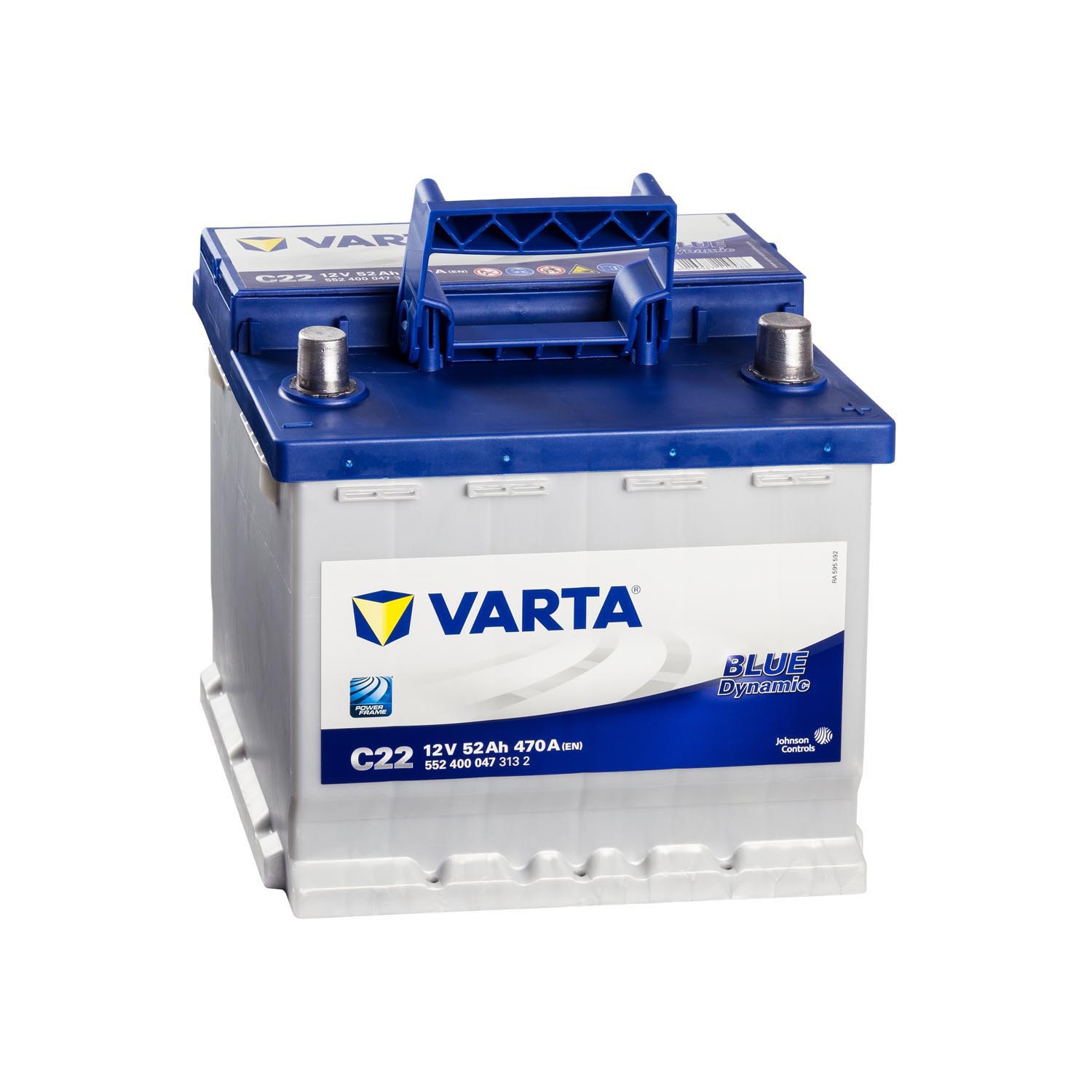 Batterie Varta Blue Dynamic C22 12V 52Ah (20h)