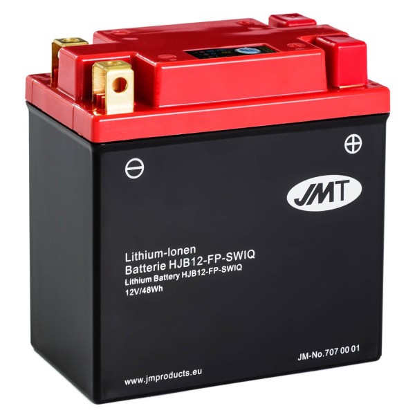 JMT Lithium-Ionen-Motorrad-Batterie HJB12-FP 12V