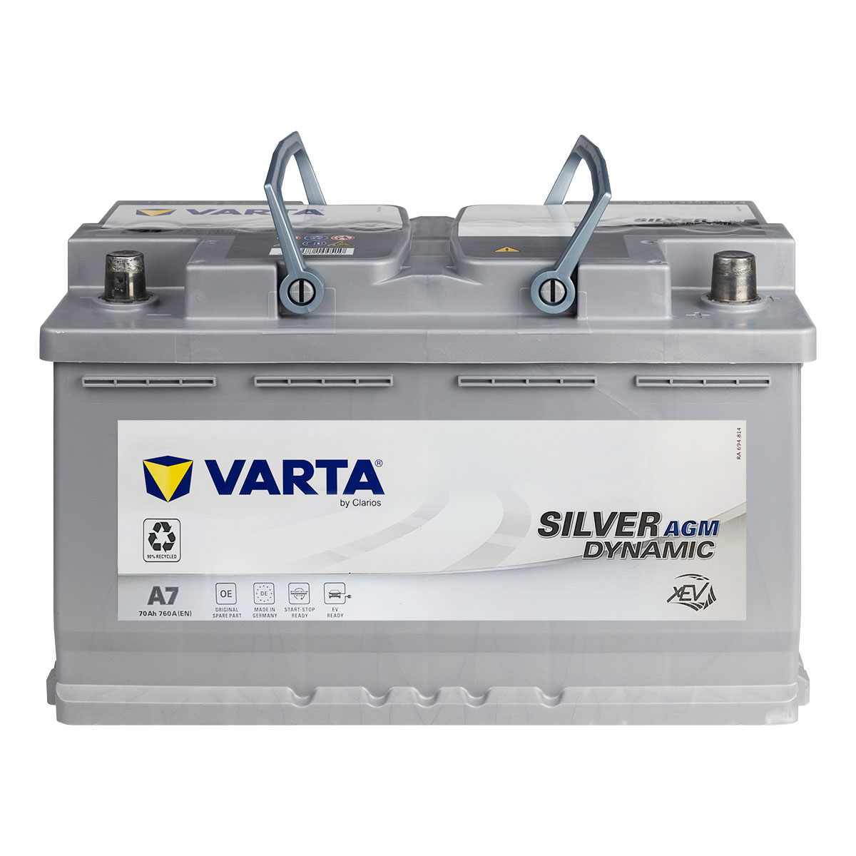 Varta A7 Silver Dynamic AGM 70Ah Start-Stop Plus - ersetzt E39