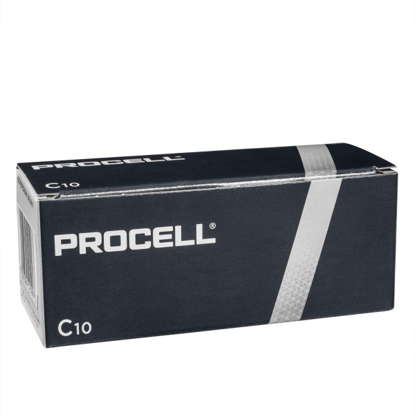 10x Duracell Procell C Baby Zellen LR14 Alkali Batterien