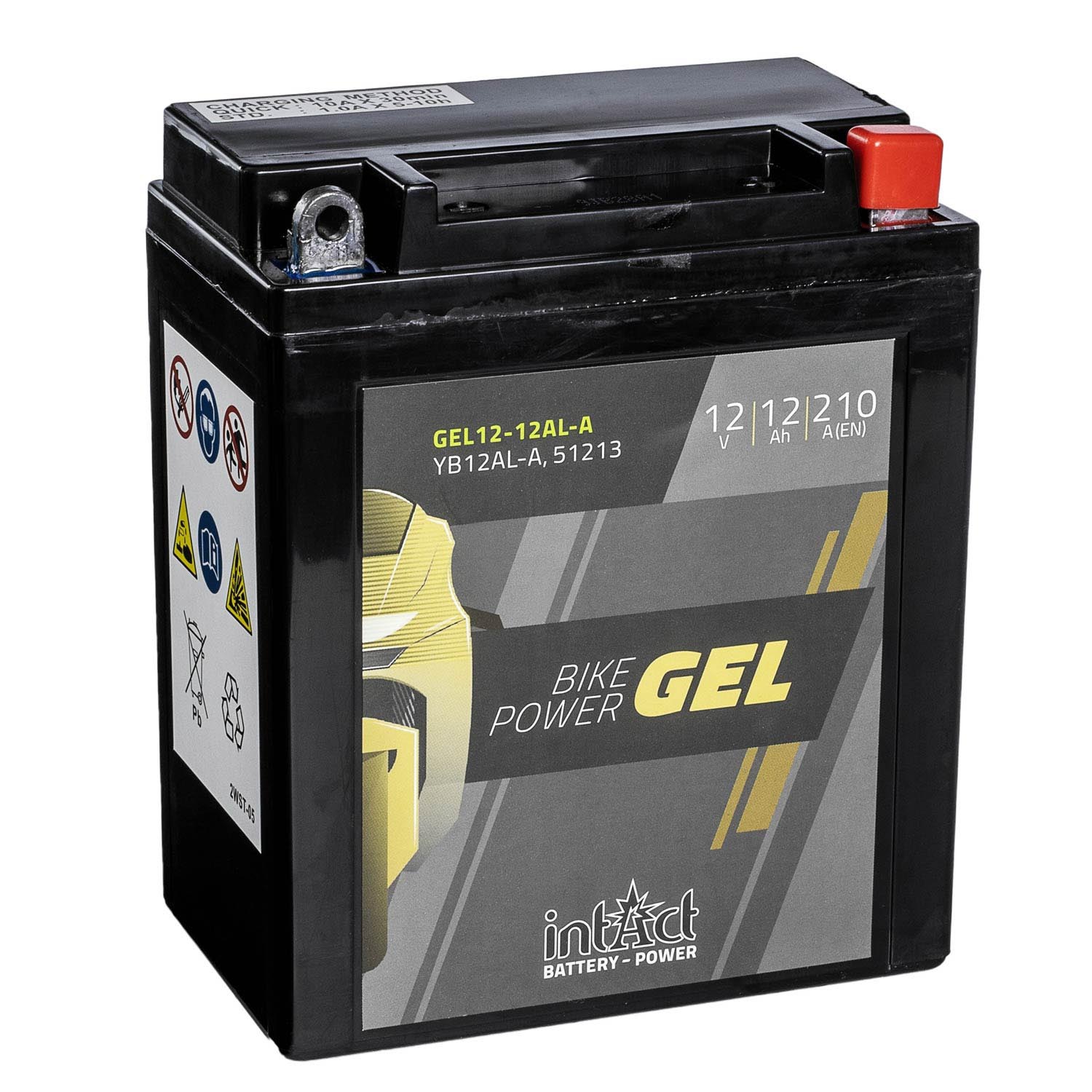 Intact GEL Batterie YB12AL-A 51213 Motorradbatterie GEL12-12AL-A