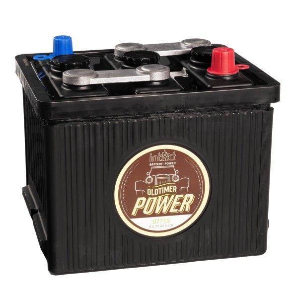 intAct Oldtimer-Power 07715 Autobatterie 6V 77Ah trocken